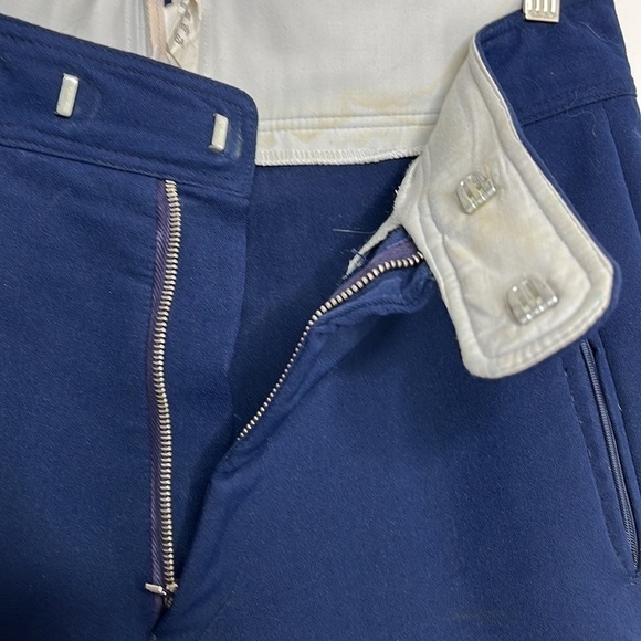 VTG Bogner Navy Wool Ski Snow Strip-up Pants Sz 34 Regular WEAR - Picture 9 of 11